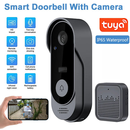 Tuya Doorbell With Camera &ndash; Wireless HD Video Doorbell