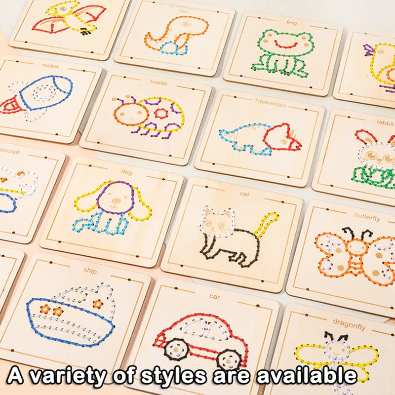 BZS00449 Embroidery Threading Game &ndash; Fine Motor Skills