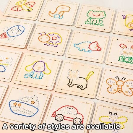 BZS00449 Embroidery Threading Game &ndash; Fine Motor Skills