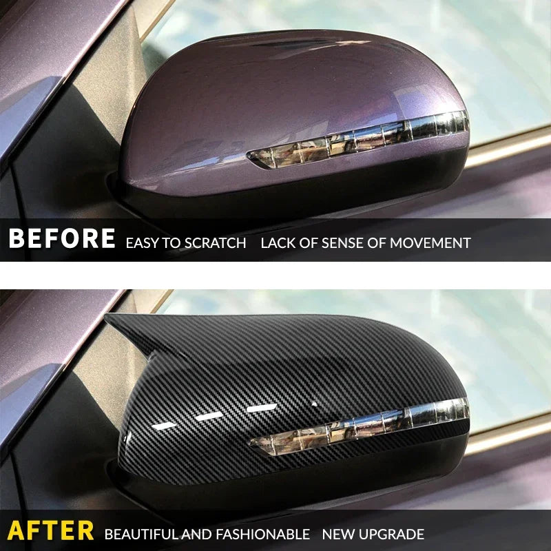 Anglies pluošto veidrodžio dangtelis Kia K2 Rio 3 2011 iki 2017