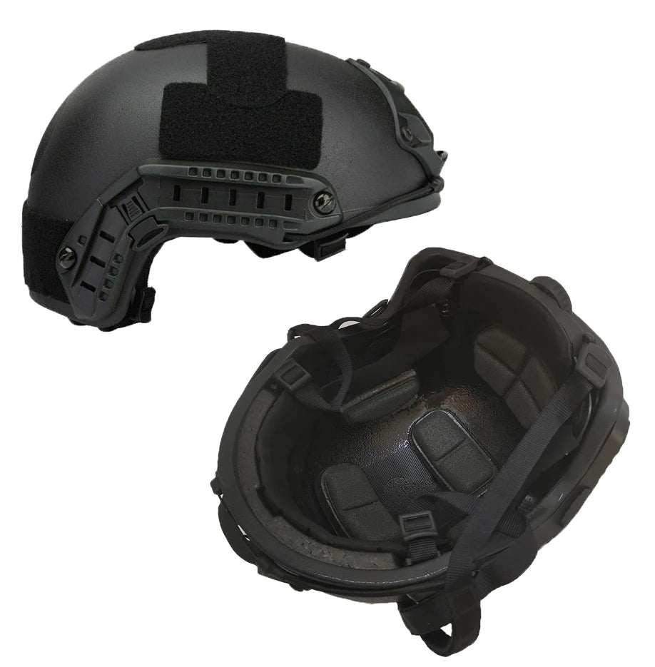 LPRED NIJ IIIA FAST Bulletproof Helmet MICH2000 &ndash; Compact fast black / L