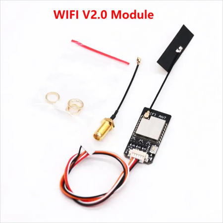 Wireless Wifi Radio Telemetry Module With Antenna for New MAVLink2 for Pixhawk APM Flight Controller FPV Drone Smartphone Table by InterCyprus Trading Ltd