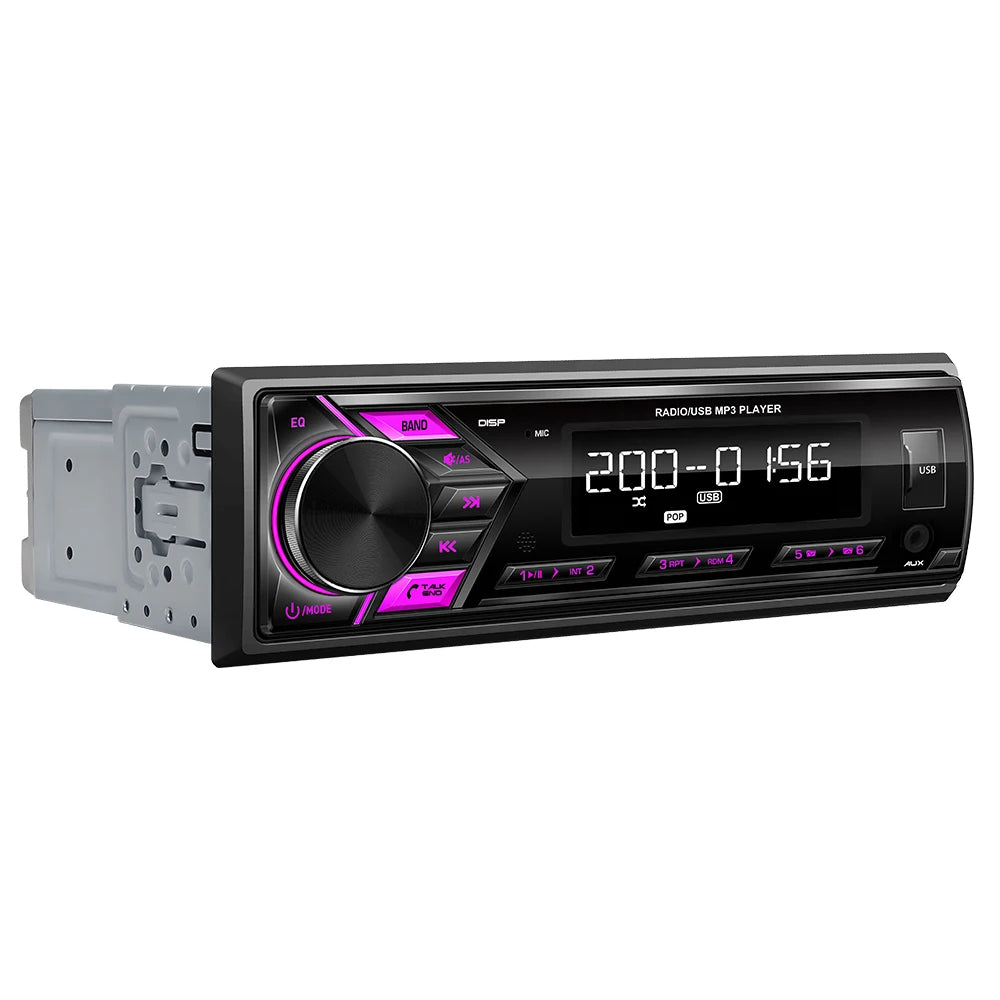 AKAMATE 1Din Car Radio MP3 Player &ndash; Bluetooth USB Charging CMD-3927