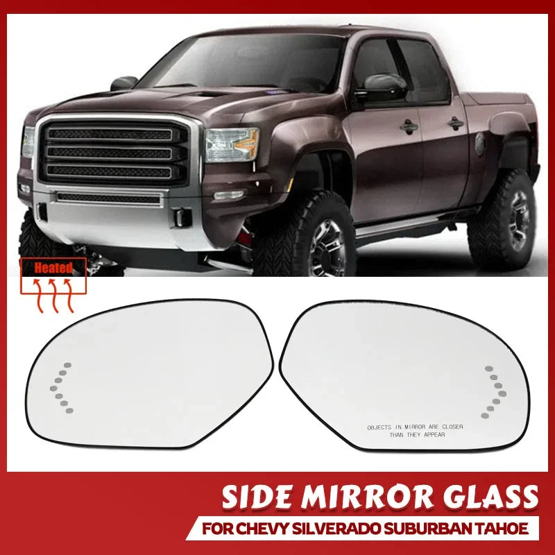 Heated Side Mirror Glass For Cadillac Escalade ESV Suburban