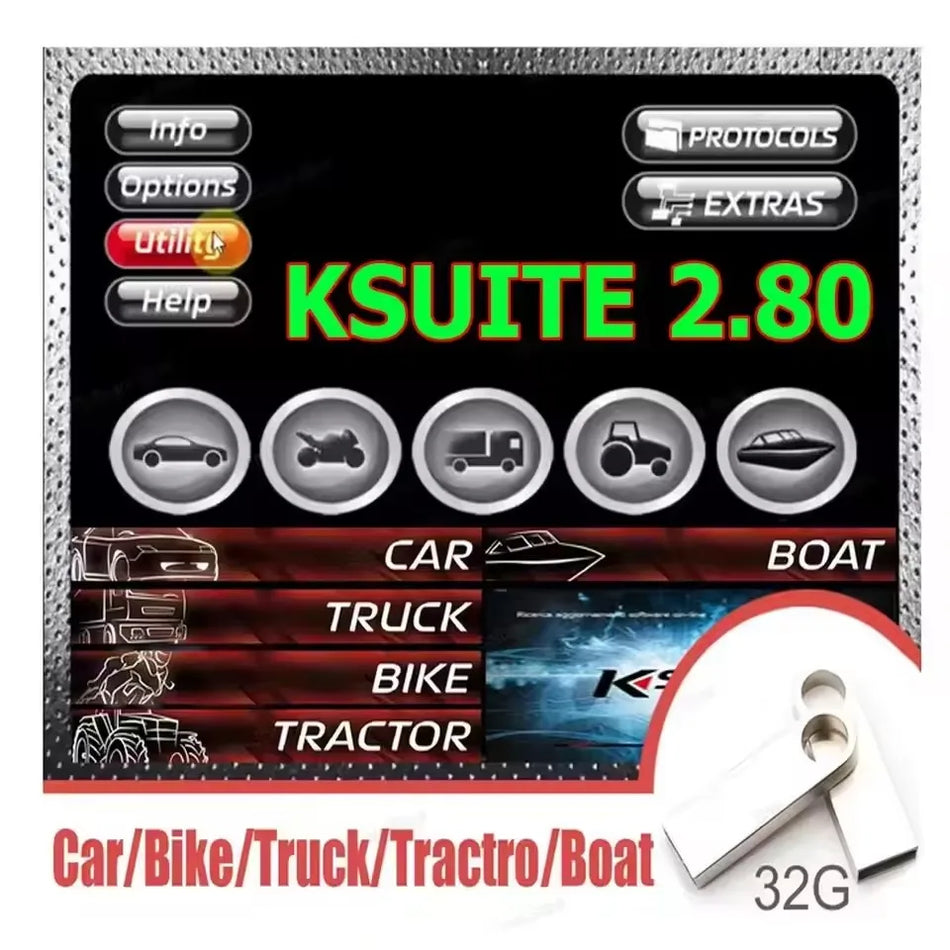Ksuite 2.80 Auto Reparatursoftware mit RSA Fehlerbehebung für KES V2 V5 2017