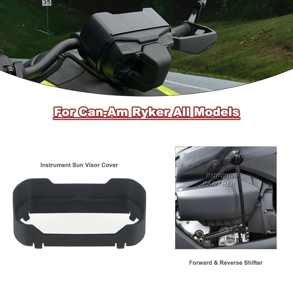 Instrument Dashboard Sun Visor Guard for Can-Am Ryker