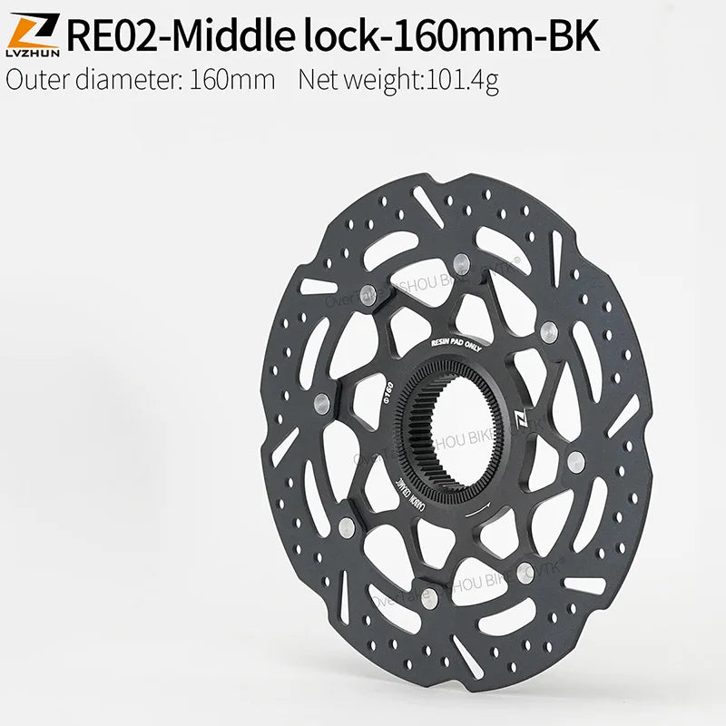 LVZHUN Carbon-Ceramic Brake Discs &ndash; Ultra-light For Shimano RE02-160-BK