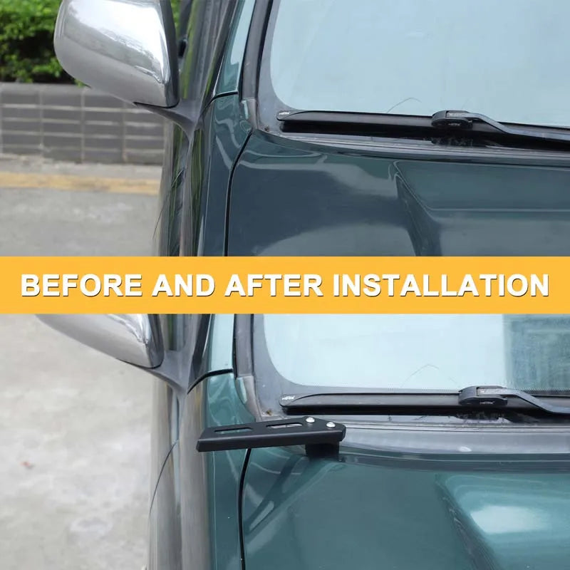 Toyota Prado 120 için Karbon Çelik Siyah Projektör Braketi