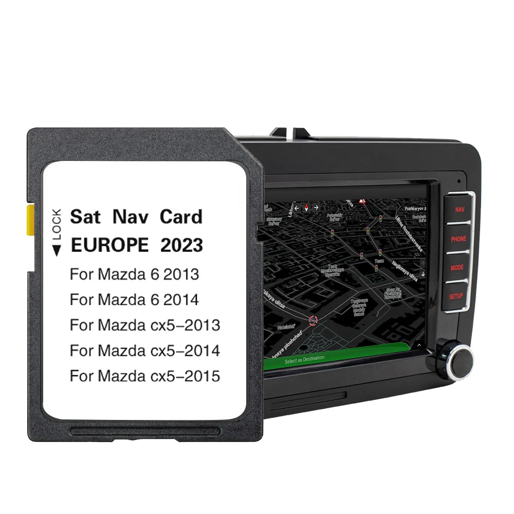 Mazda 6 CX-5 GPS Map Update 2023 &ndash; Europe Maps Included