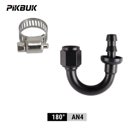 Reusable AN Push-On Hose Fittings With 0 45 90 180 Angles For Fuel Lines by InterCyprus Trading Ltd
