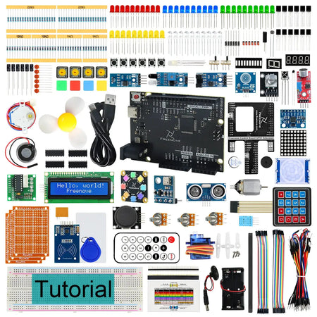 Freenove Arduino UNO R4 V5 WiFi Complete Starter Kit Guide by InterCyprus Trading Ltd