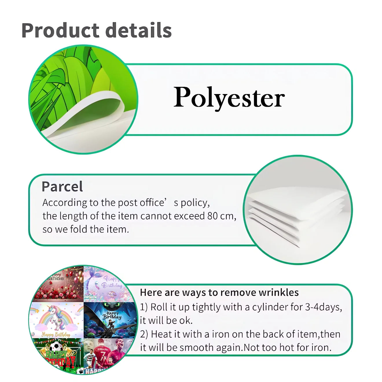 Soccer Happy 6-12th Birthday Banner &ndash; Large Football Decor