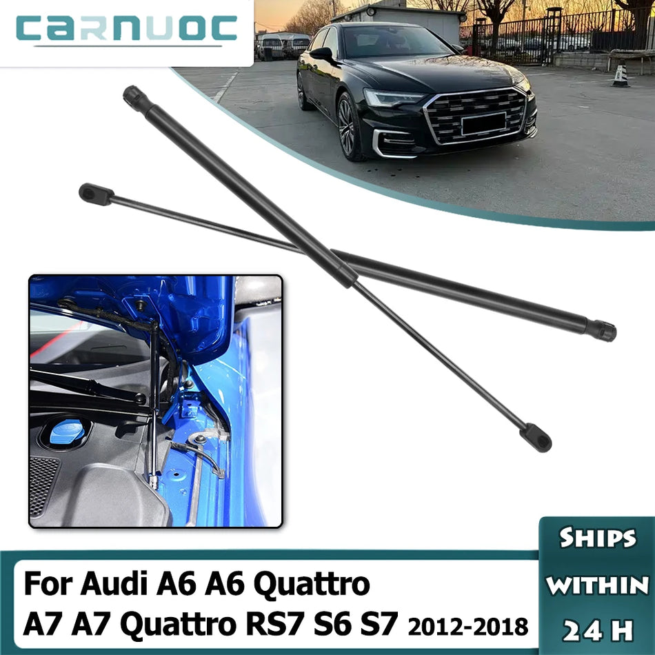 Gas Spring Struts for Audi Hood A6 A7 RS7 S6 S7 2012-2018 Replacement Kit Pack of 2