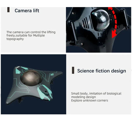 Underwater RC Submarine with Camera and WiFi FPV for Kids