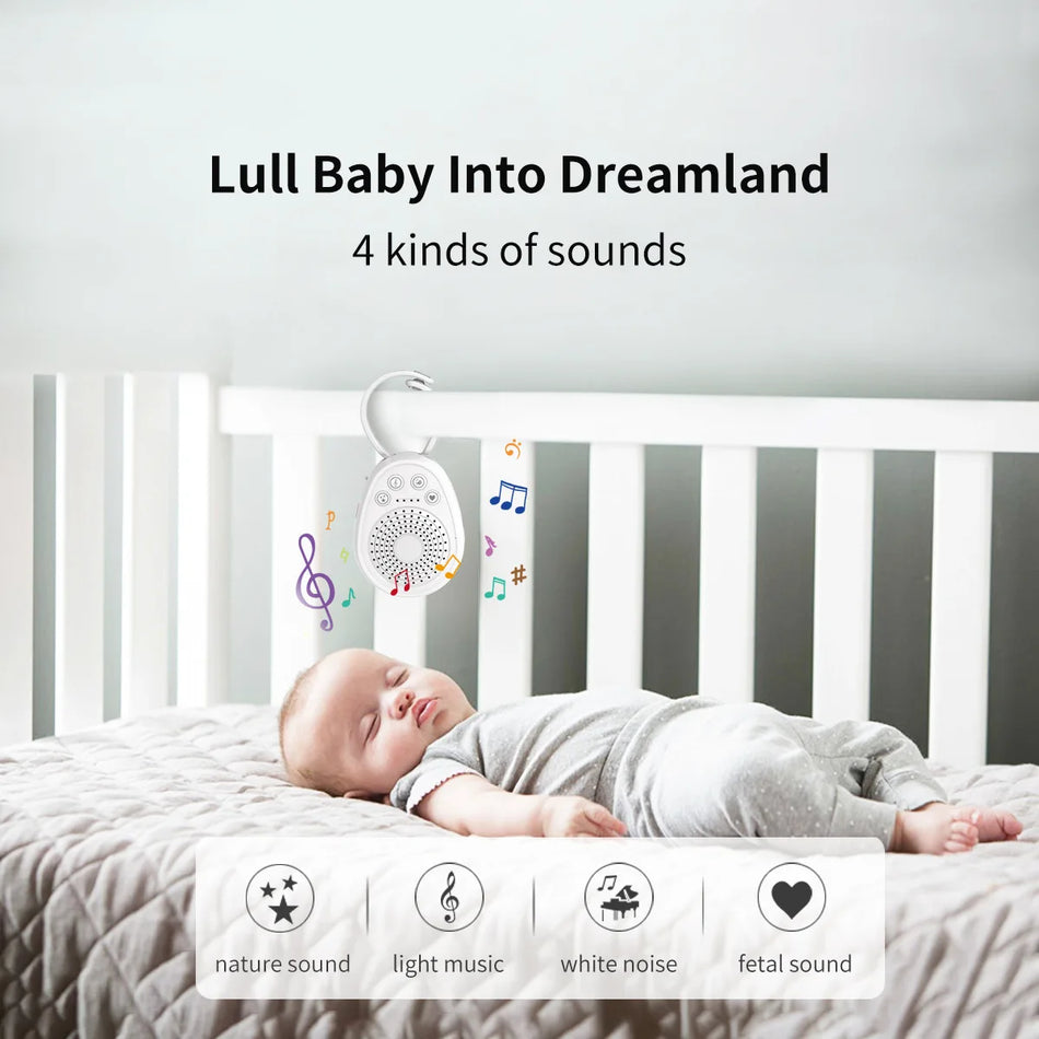Portable Baby White Noise Machine &ndash; 20 Soothing Sounds
