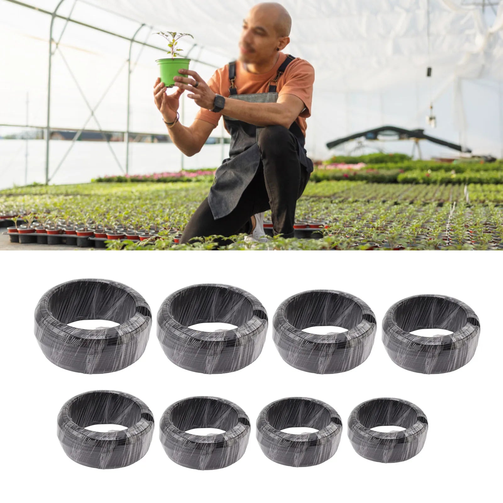 Aluminum Bonsai Wire 500g Black &ndash; Flexible Freeform Bending