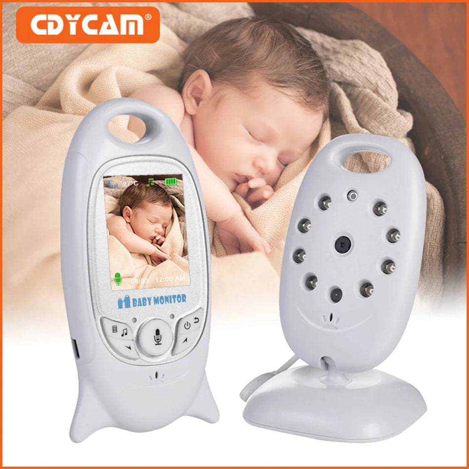 Wireless Video Baby Monitor with 2-Way Talk, Night Vision &amp; Temperature Monitoring