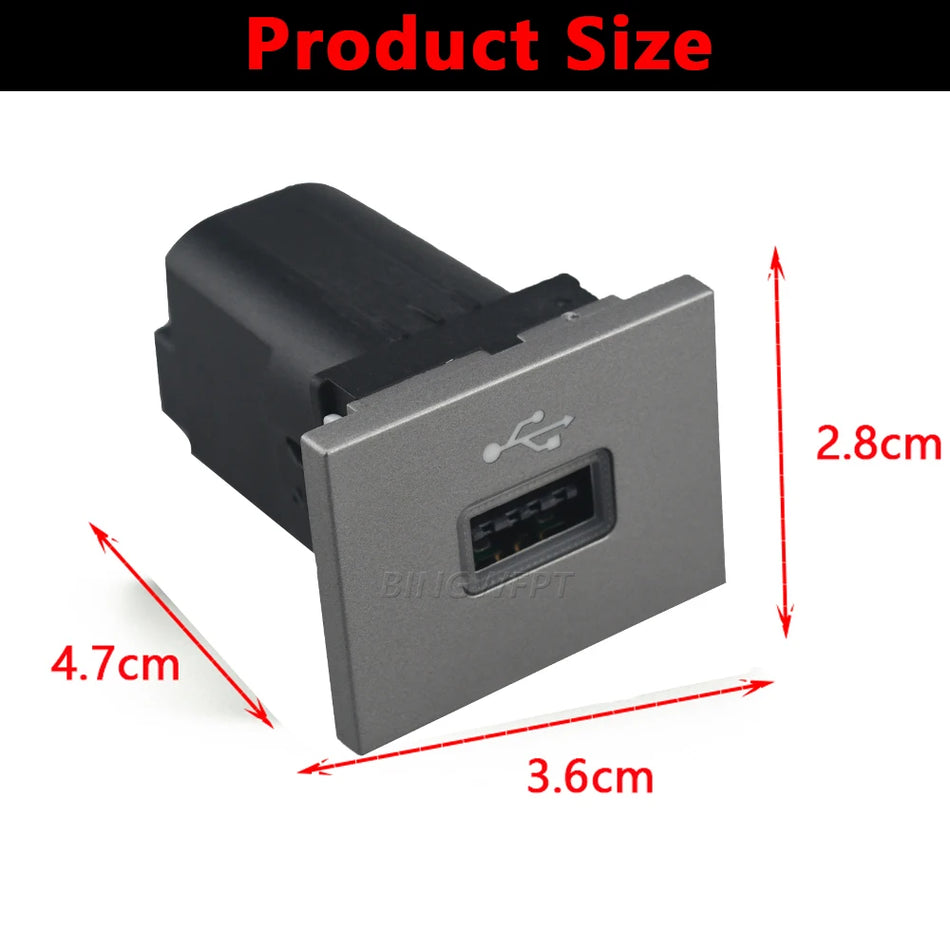 Toma de Carga USB para Coche con Carga Rápida para Ford Focus 2 Mk2 2009-2011