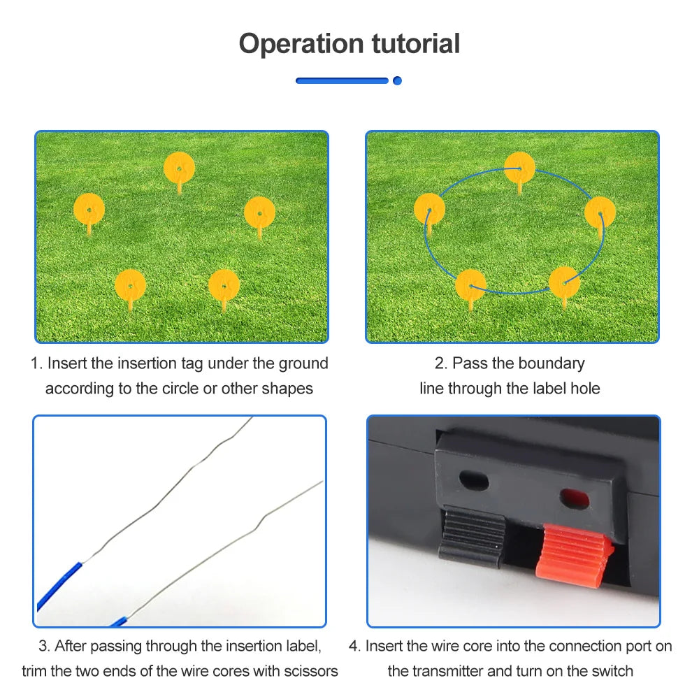 Electronic Pet Fence System Containment Collar &ndash; Waterproof