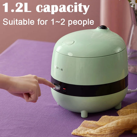 Compact 1.2L Electric Rice Cooker