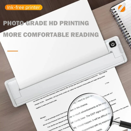InterCyprus A4 Portable Thermal Printer &ndash; Wireless Inkless