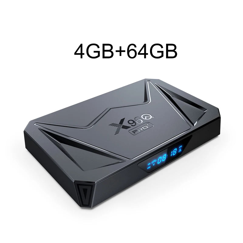 X96Q PRO+ Smart TV Box &ndash; 8K Decoding, Android 14, WiFi 6 4GB 64GB / EU Plug