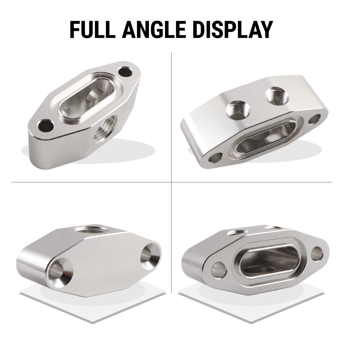 Aluminum Oil Pressure Sensor Adapter Plate For LS Engines by InterCyprus Trading Ltd