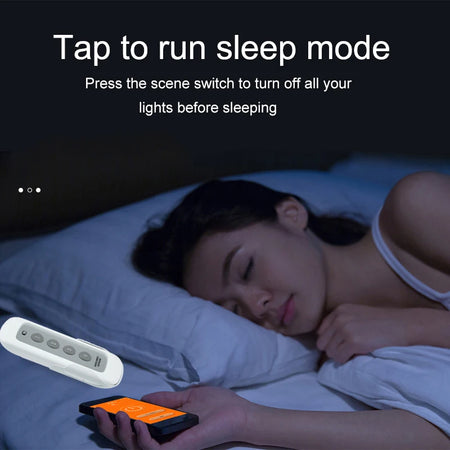 Tuya ZigBee 4-Gang Scene Switch - Remote Control Ready