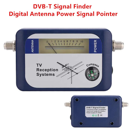 DVB-T Digital TV Antenna Finder with Compass Aerial Terrestrial Signal Meter Pointer TV Satellite Receiver Systems