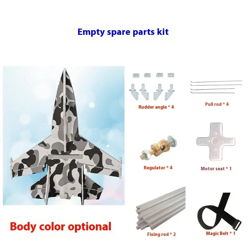 EVYVKVC Mini SU27 Remote Control Airplane - Crash Resistant Glider for All Ages KIT 1