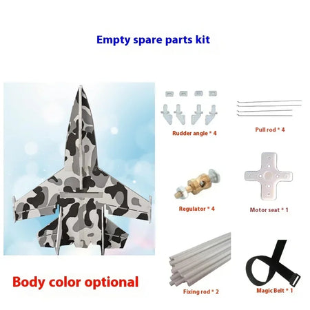 EVYVKVC Mini SU27 Remote Control Airplane - Crash Resistant Glider for All Ages KIT 1