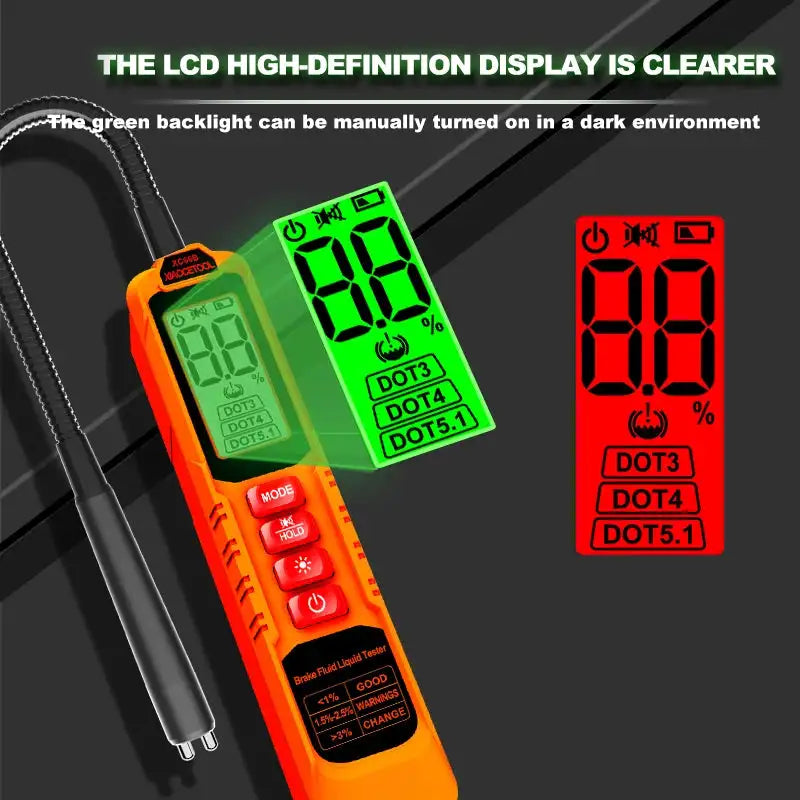 Xiaocetool 5 LED Brake Fluid Tester Pen DOT3 DOT4 DOT5.1