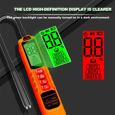 Xiaocetool 5 LED Brake Fluid Tester Pen DOT3 DOT4 DOT5.1