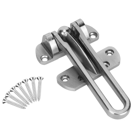 Anti Theft Door Buckle &ndash; Secure Home And Hotel Doors Silver