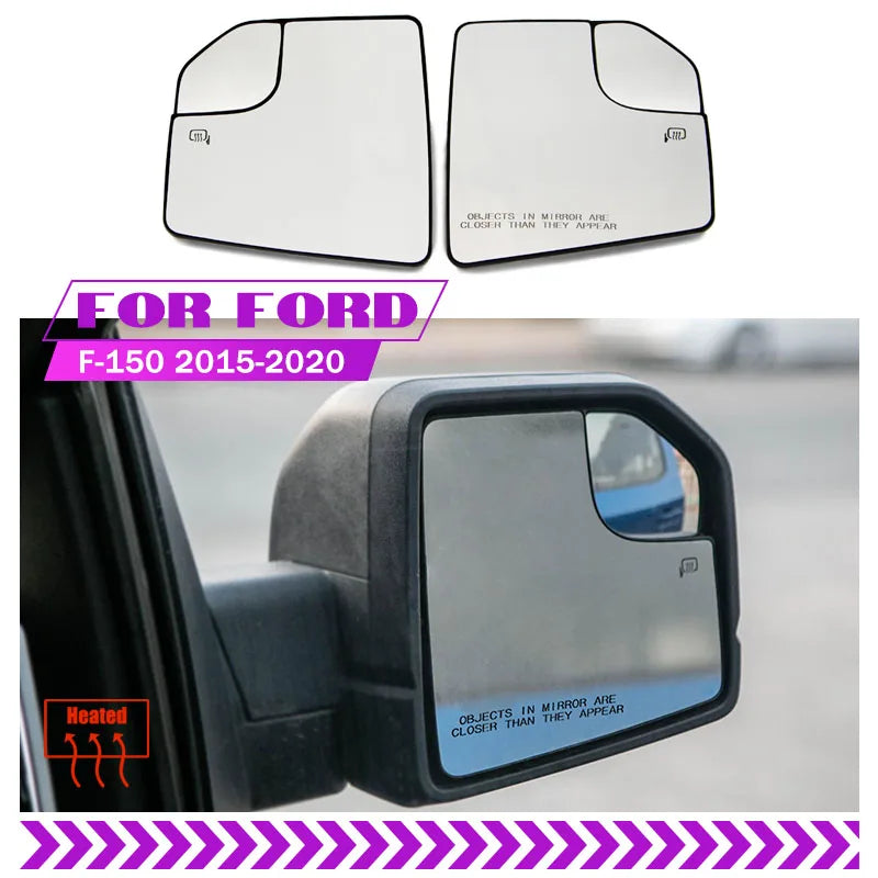 Зеркало с подогревом Ford F150 ЛевоеПравое 2015 2020 Широкий угол