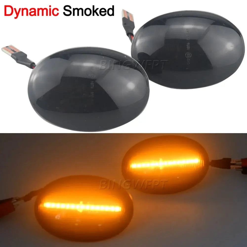 Dynamic LED Flashing Turn Signal Lamp Side Marker Light Car Tuning For Mini Clubman R55 Cooper R56 R57 Coupe R58 R59 07- 13 by InterCyprus Trading Ltd