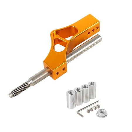 Aluminum Car Gear Shifter Extender Kit with 4 Adapter Adjustable Height Lever Extension For Honda Stick Shift Vehicle by InterCyprus Trading Ltd