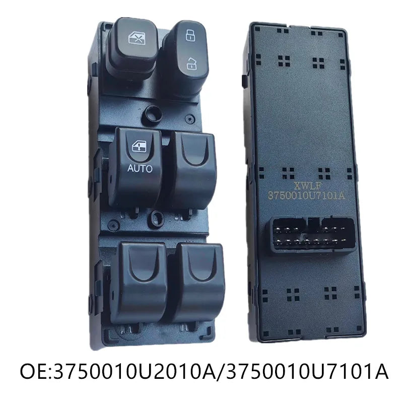 Electric Power Window Master Switch Console for JAC J6 by InterCyprus Trading Ltd