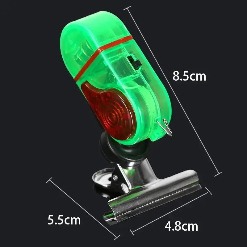 Highly Sensitive Fish Bite Alarm Clip On With LED Indicator Double flash green2