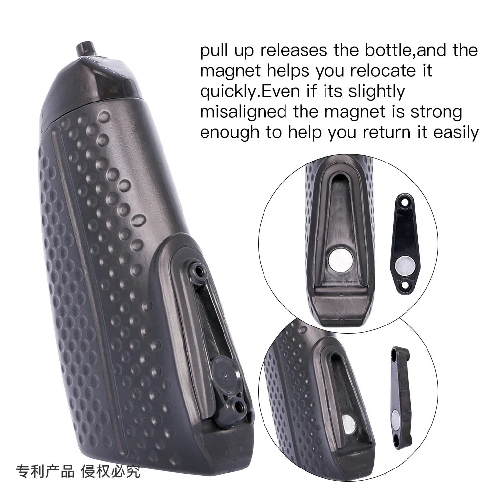 Aero Bicycle BPA Free Squeeze Water Bottle &ndash; Aerodynamic Design with Magnetic Mounting Base