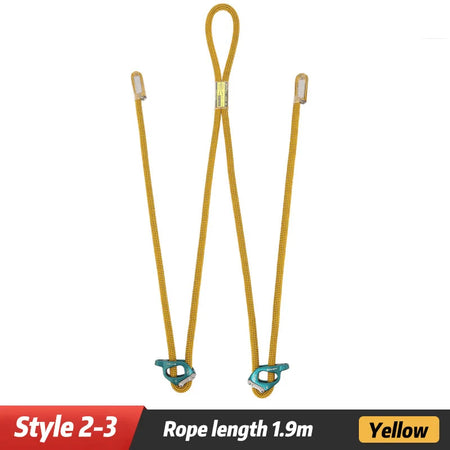 XINDA Cowstail Positioning Lanyard Adjuster &ndash; Safety Boost 2-3 Yellow