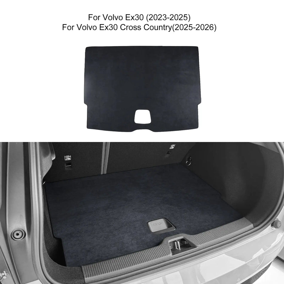 Custom Fit Interior Protection Kit With Kick Mats And Trunk Cover For Volvo EX30 2023-2025 by InterCyprus Trading Ltd