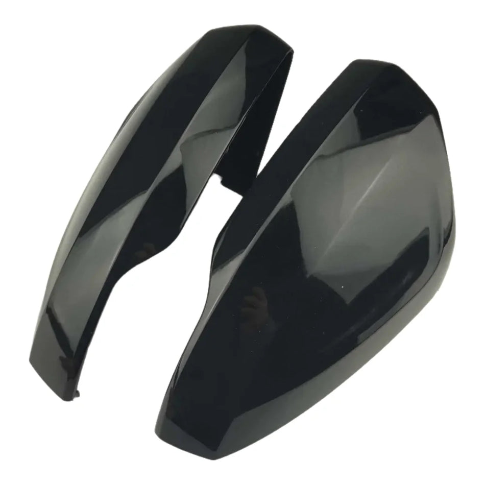 Cubierta de espejo lateral ABS negra para VW Polo GTI MK6 AW 2018-2020