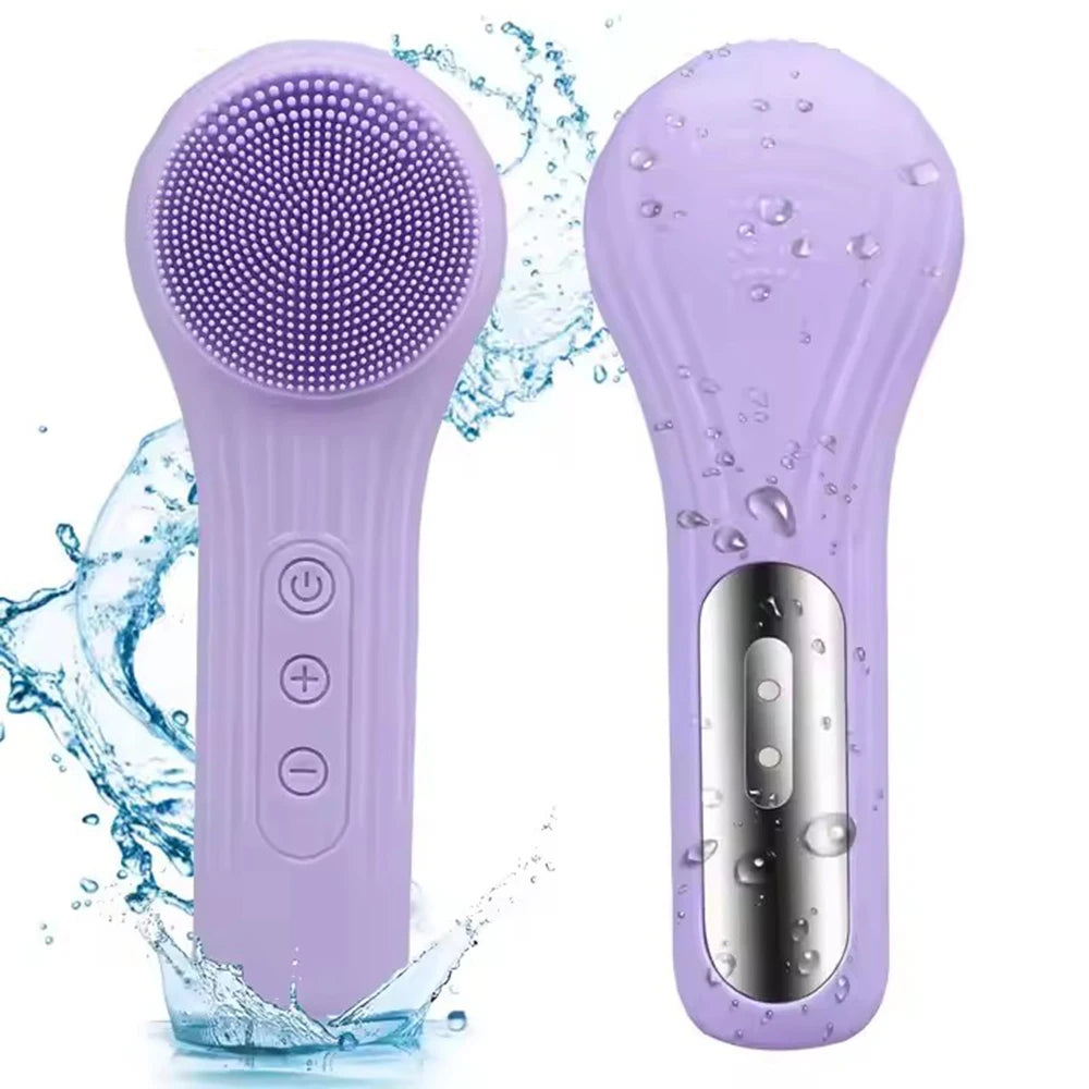 Sonic Waterproof Facial Cleansing Brush &ndash; Rechargeable