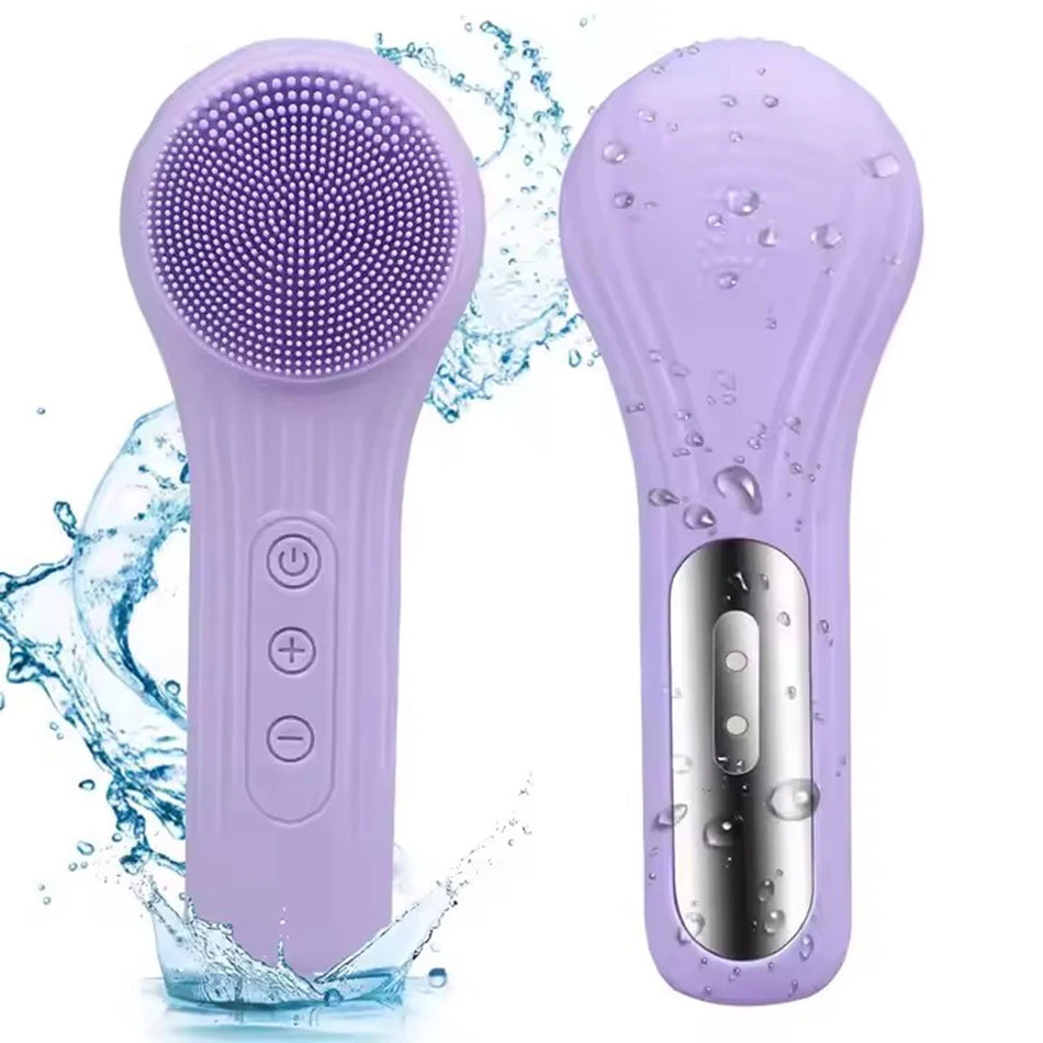 Sonic Waterproof Facial Cleansing Brush &ndash; Rechargeable