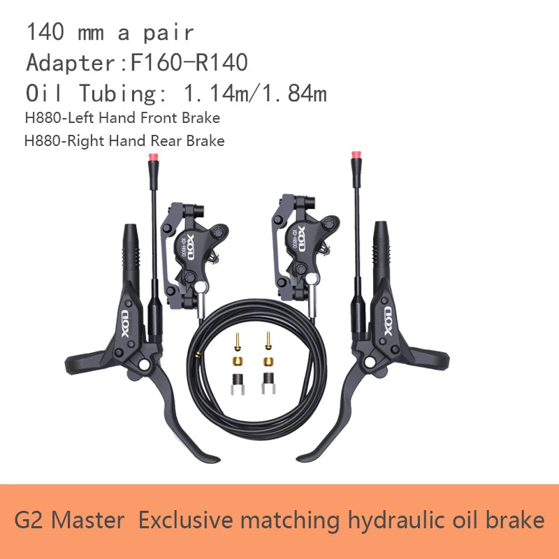 XOD Hydraulic Disc Brake XD-H800 XD-H880 &ndash; Waterproof Power Cut Off For Electric Scooters And E Bikes G2 Master