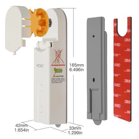 MOES ZigBee Smart Motorized Roller Blinds Drive Hub with Voice Control