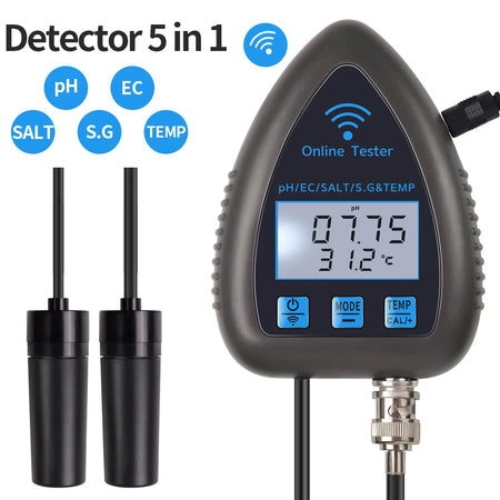 Tuya WiFi 5 In 1 Water Quality Monitor &ndash; Smart 5in1 Meter Style 1