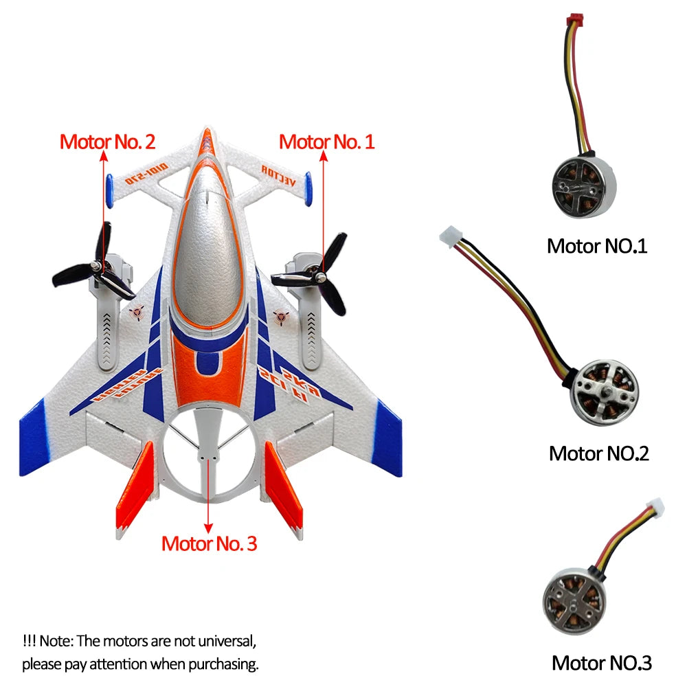 QIDI570 RC Glider Parts Accessories &ndash; Brushless Motor Bundle