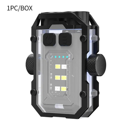 Super Bright Powerful Pocket Torch Light LED Multifunctional Linterna Magnetic COB LED EDC Mini Keychain Flashlight Rechargeable &ndash; Ultra-Bright LED Power White